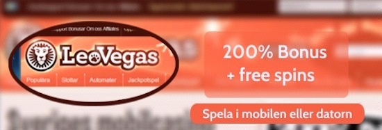 Läs om hur du kan få bonus och free spins hos Leo Vegas