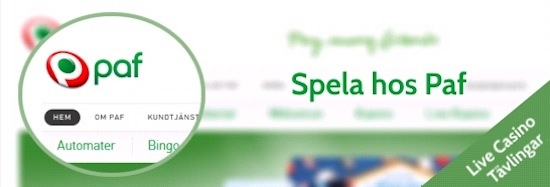 Besök Paf och ta del av deras stora spelutbud