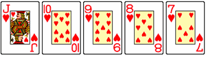 Straight Flush - Färgstege